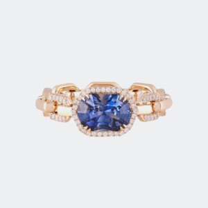 14kt Sapphire Diamond