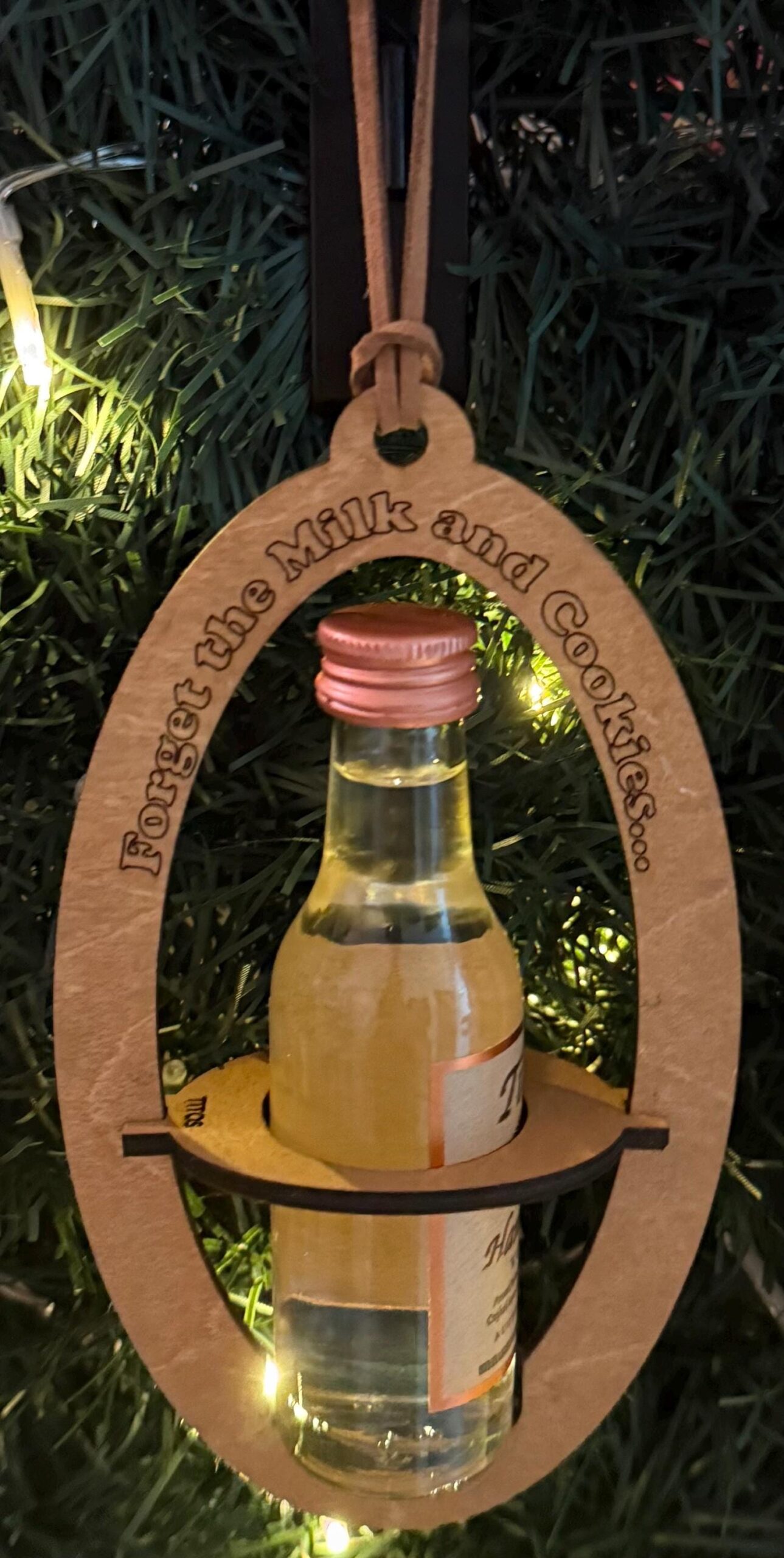 Tito’s Mini Shooter Liquor Holder Ornaments, Wood, Hand Painted - Image 4